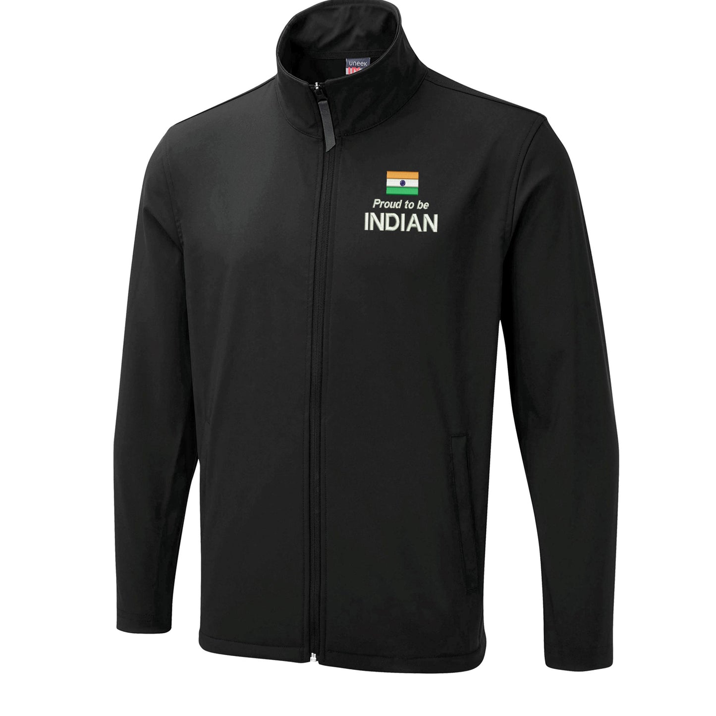 Proud to be Indian Embroidered Lightweight Soft Shell Jacket