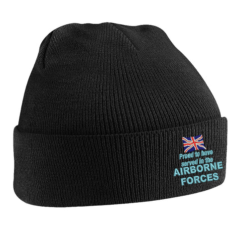 Proud to Have Served in The Airborne Forces Beanie Hat