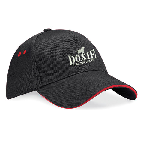 Doxie It's a Way of Life Embroidered Baseball Cap