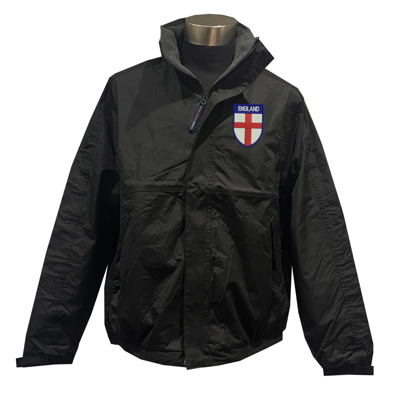 Flag of England Shield Embroidered Premium Outdoor Jacket