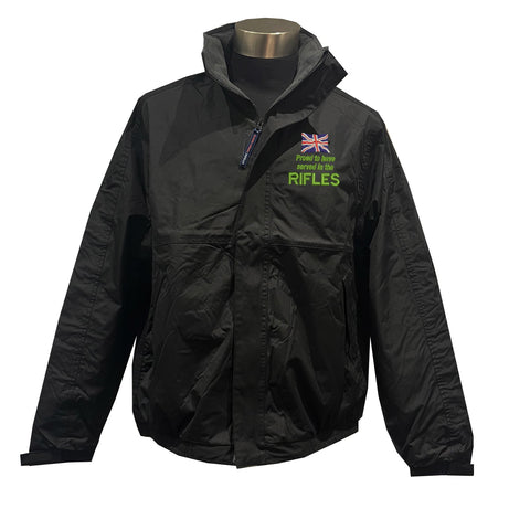 Proud to Have Served in The Rifles Embroidered Premium Outdoor Jacket