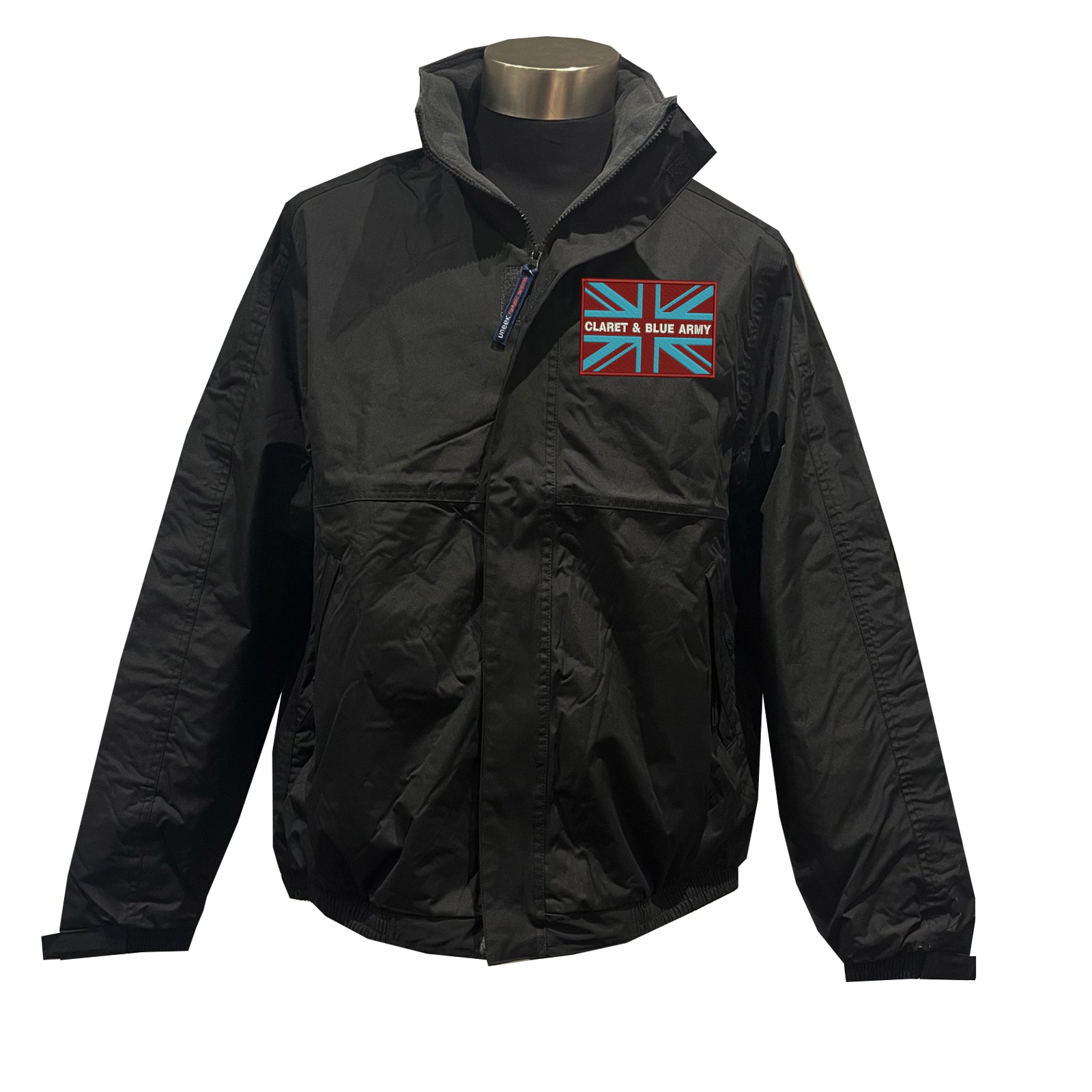 Claret & Blue Army Coloured Union Jack Jacket