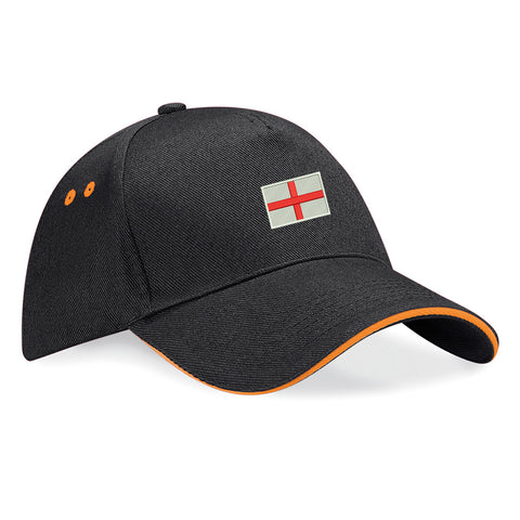 Flag of England Embroidered Baseball Cap