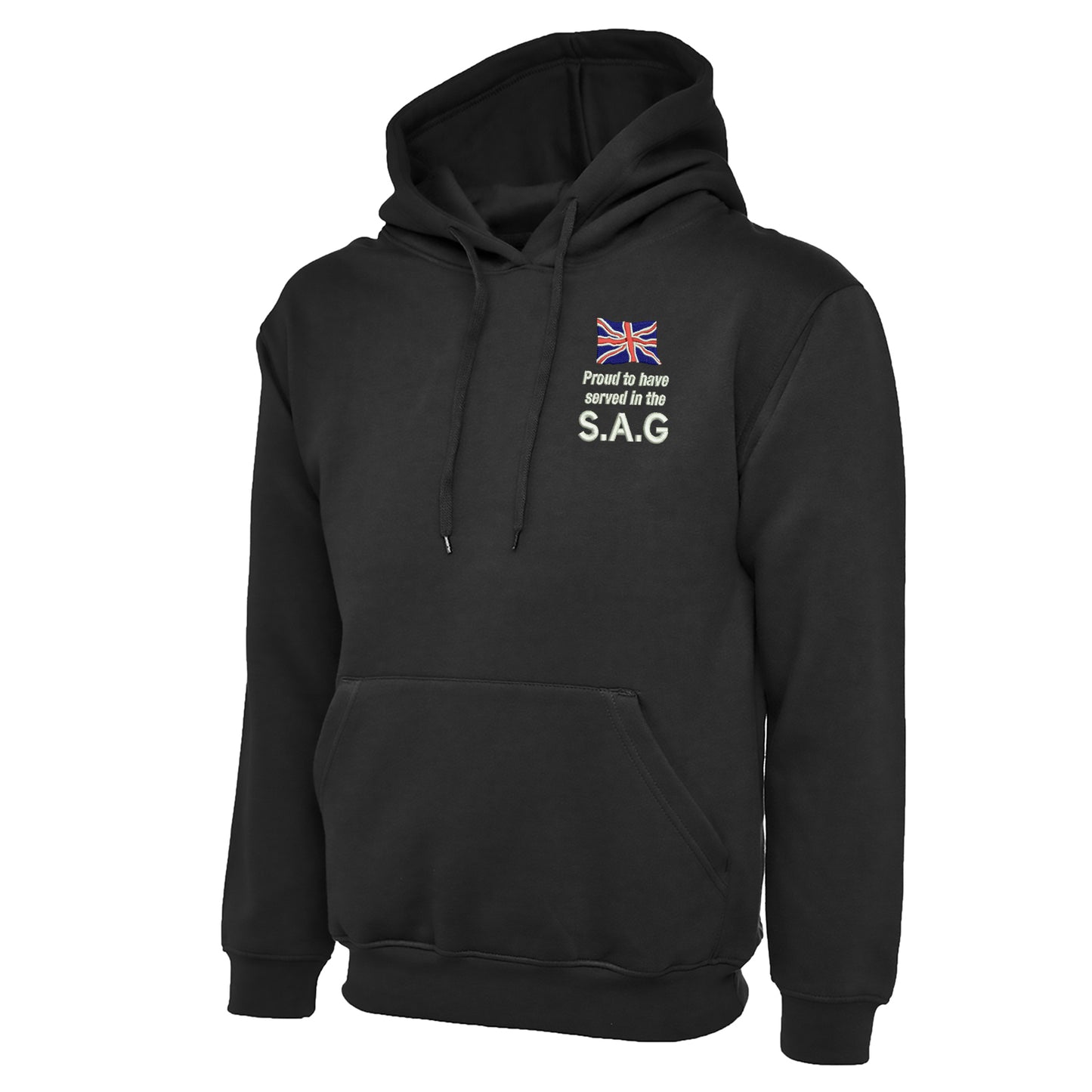 Proud to Have Served in The SAG Embroidered Classic Hoodie