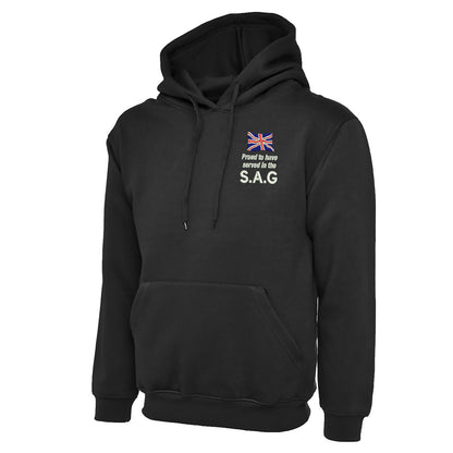 Proud to Have Served in The SAG Embroidered Classic Hoodie