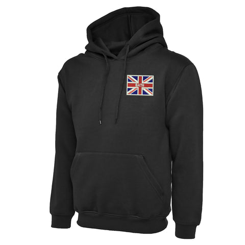 Bath Union Jack Embroidered Classic Hoodie