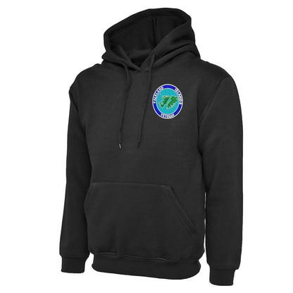 Falkland Islands Veteran Embroidered Classic Hoodie