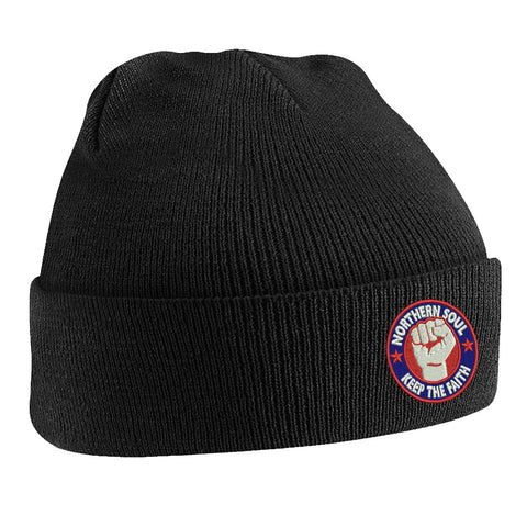 Northern Soul Keep The Faith Beanie Hat