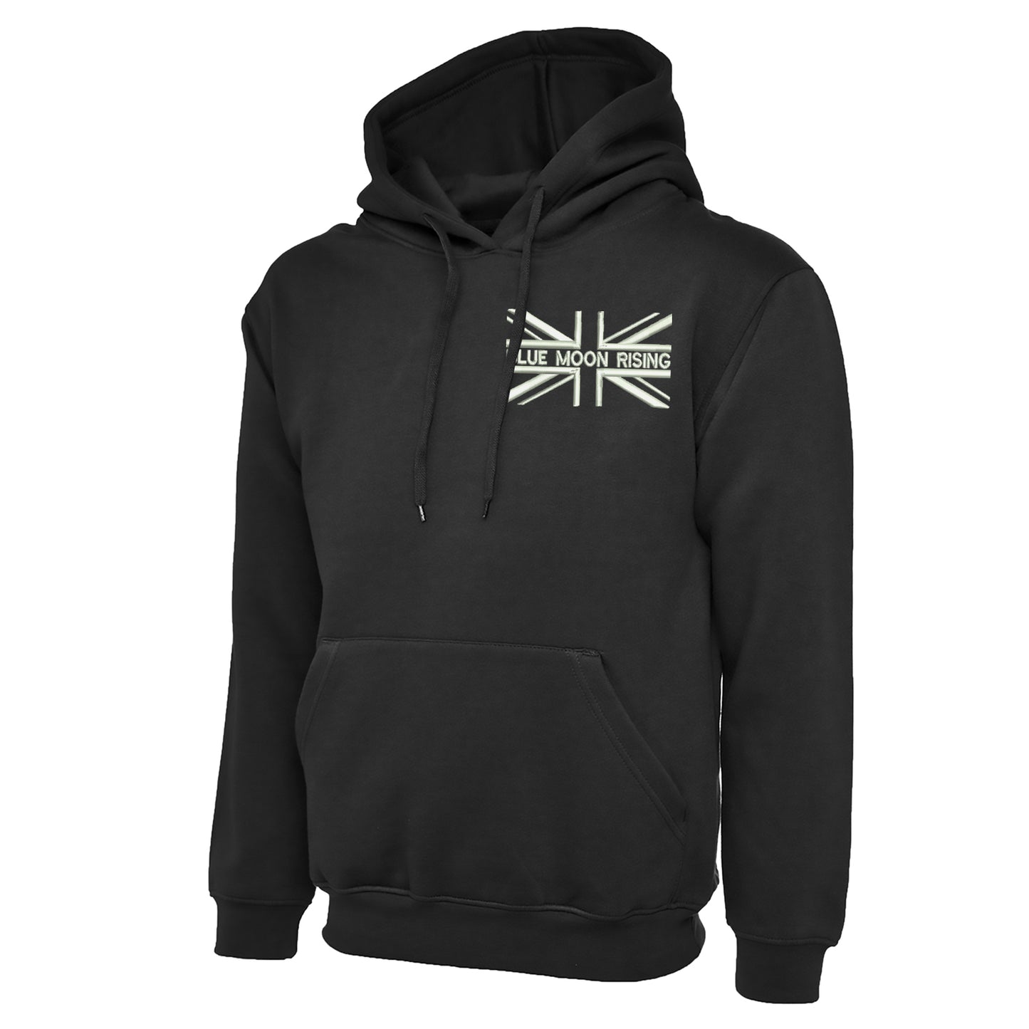 Blue Moon Rising Union Jack Hoodie