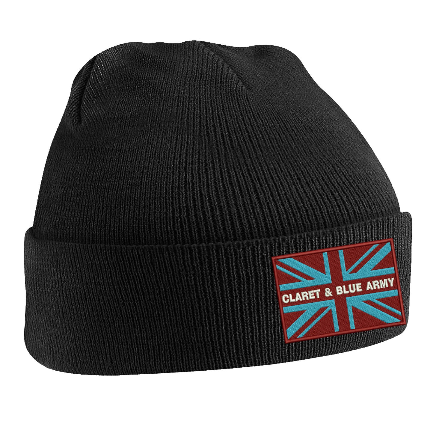 Claret & Blue Army Coloured Union Jack Hat