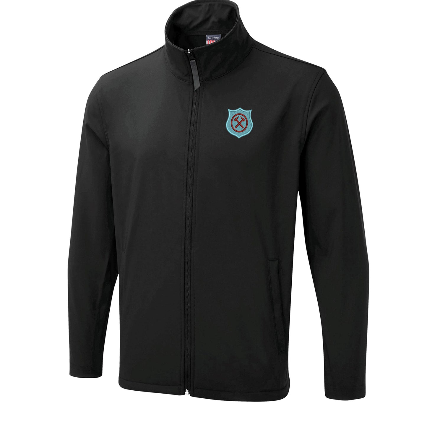 Retro West Ham 1923 Embroidered Lightweight Soft Shell Jacket