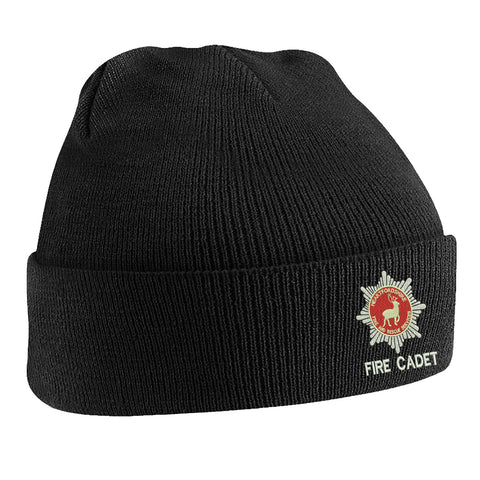 Hertfordshire Fire Service Fire Cadet Embroidered Beanie Hat