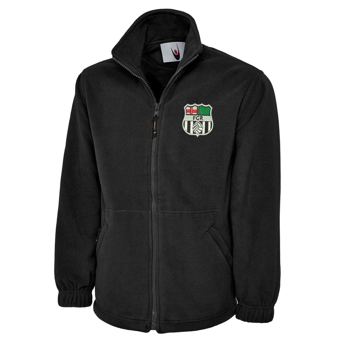 Retro Forest Green 1975 Embroidered Premium Fleece Jacket