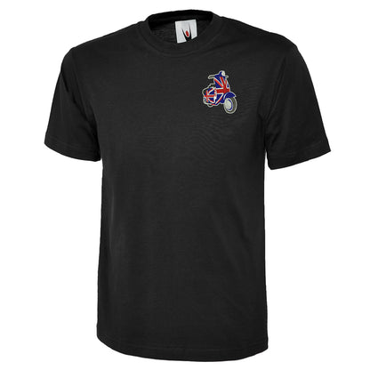 MOD Union Jack Scooter Embroidered Classic T-Shirt