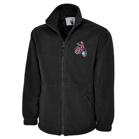 MOD Union Jack Scooter Embroidered Premium Fleece Jacket