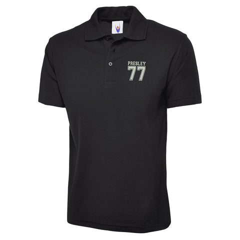 Presley 77 Embroidered Classic Polo Shirt