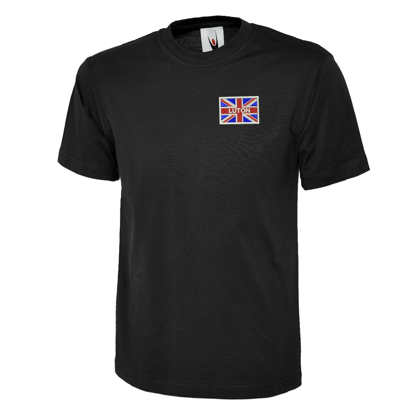 Luton Coloured Union Jack Embroidered Children's T-Shirt