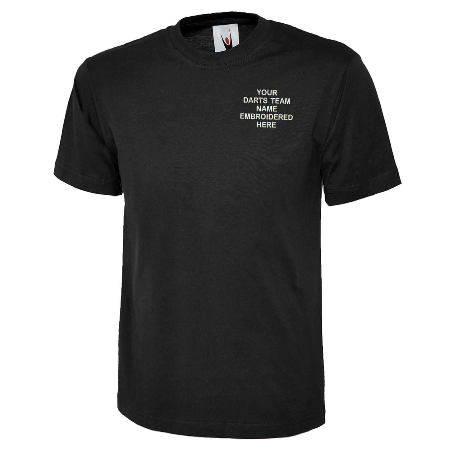 Personalised Darts Team Embroidered Classic T-Shirt