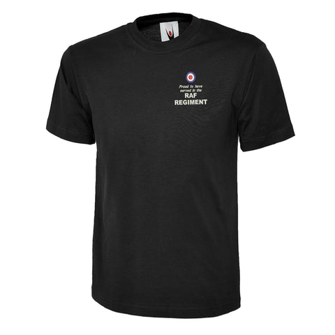 Proud to Have Served in The RAF Regiment Embroidered Children's T-Shirt