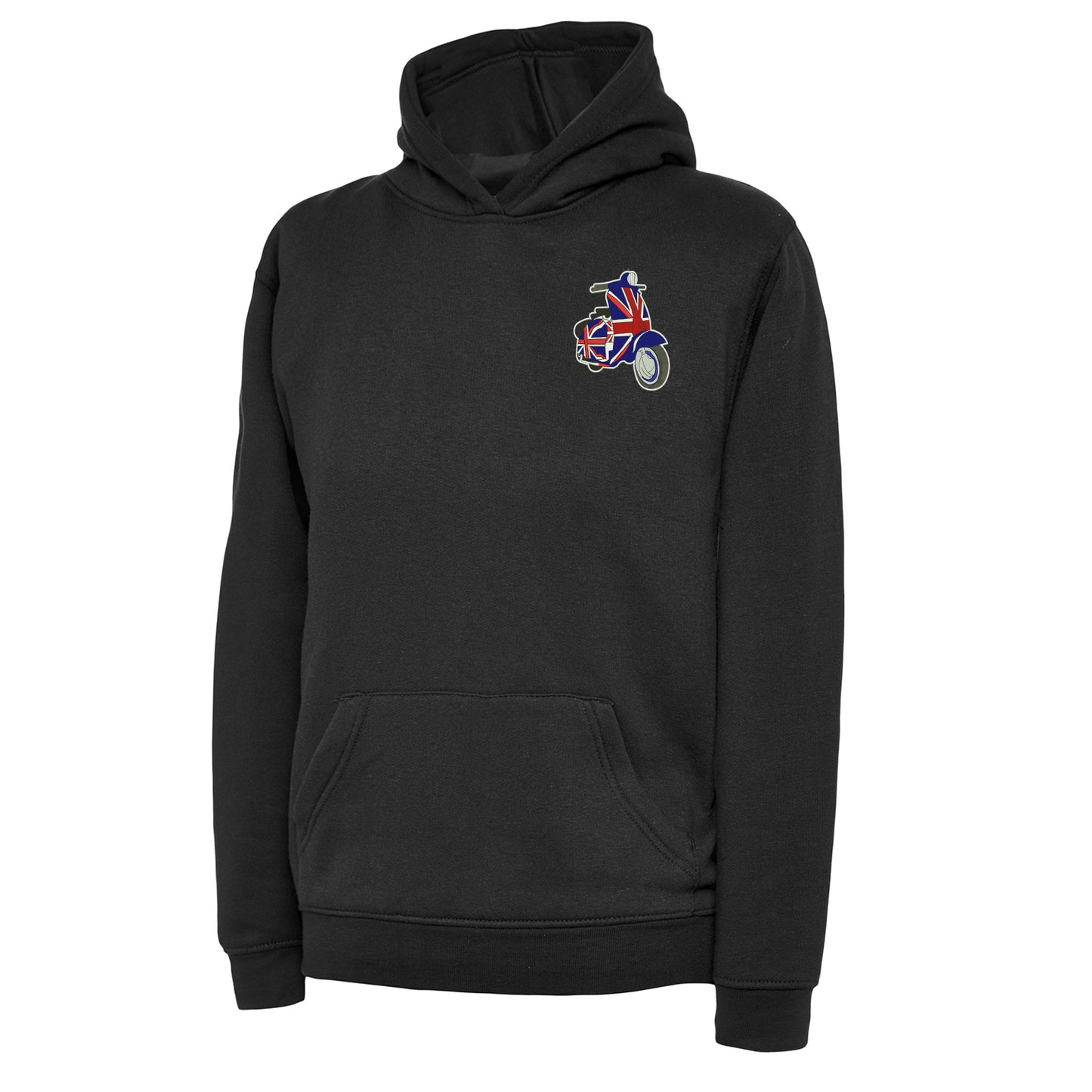 MOD Union Jack Scooter Embroidered Children's Hoodie