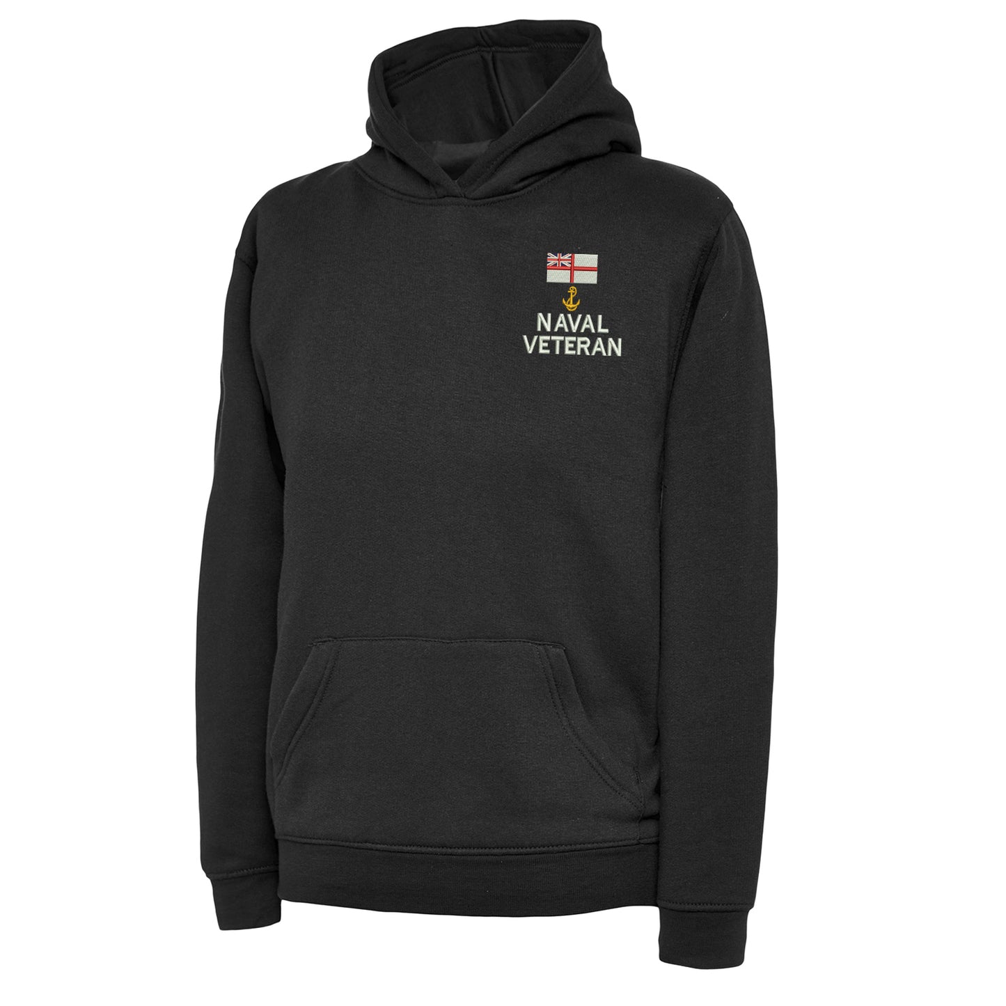 White Ensign Naval Anchor Veteran Children's Hoodie