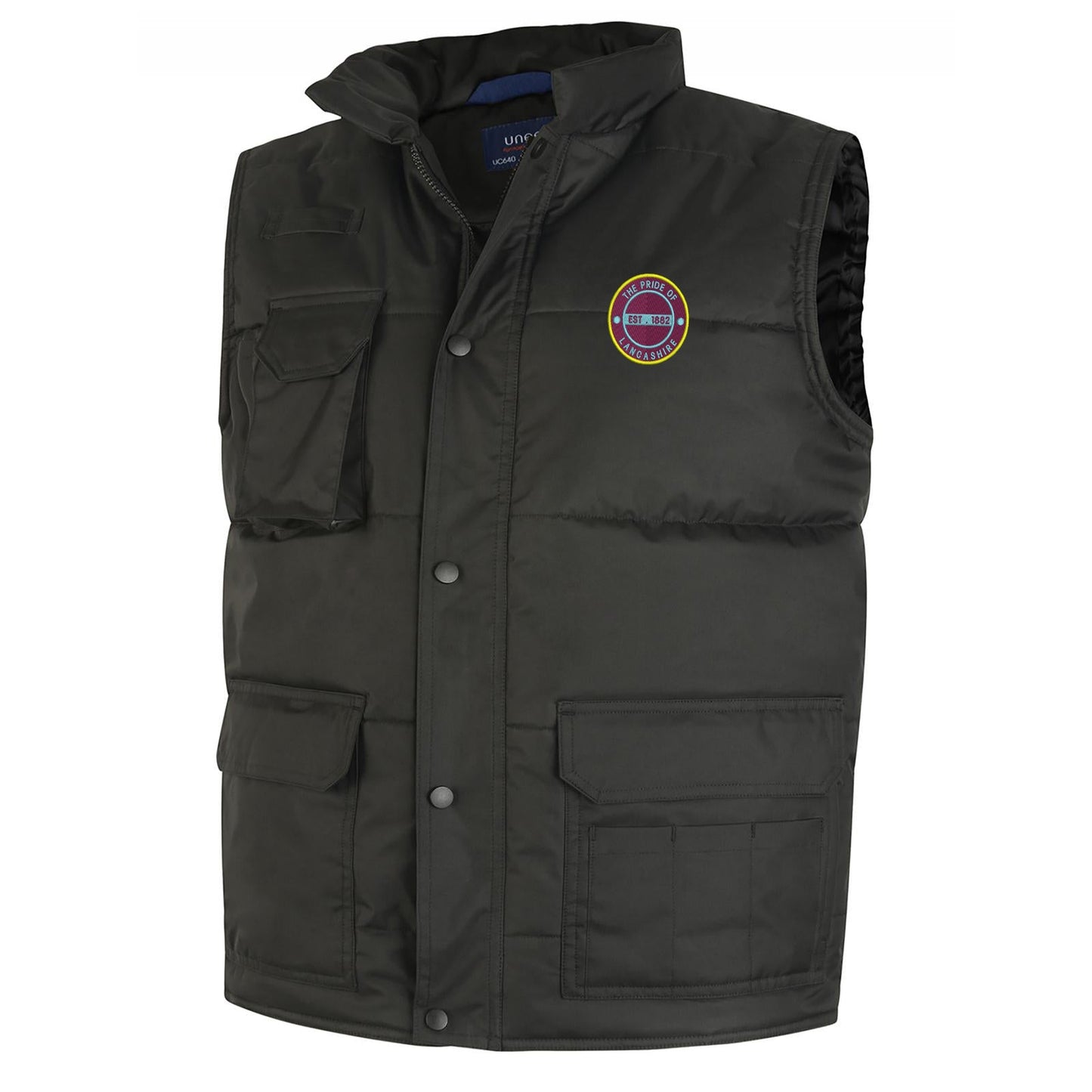 The Pride of Lancashire 1882 Embroidered Super Pro Body Warmer