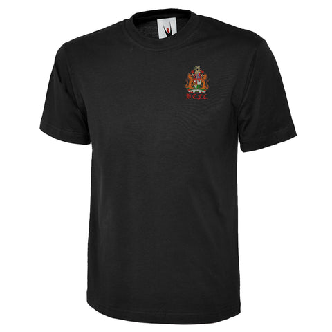 Retro Bristol City 1950s Embroidered Classic T-Shirt