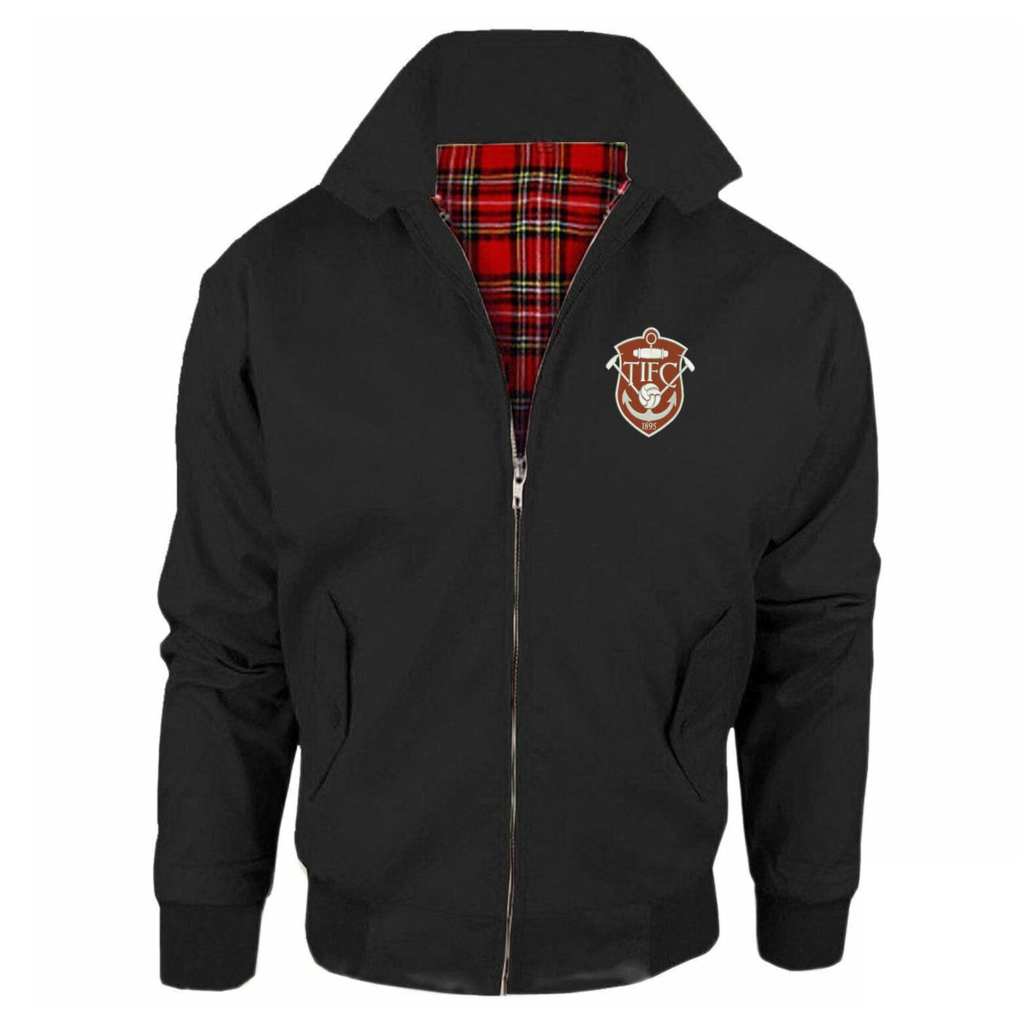 Retro Thames Ironworks FC Embroidered Classic Harrington Jacket