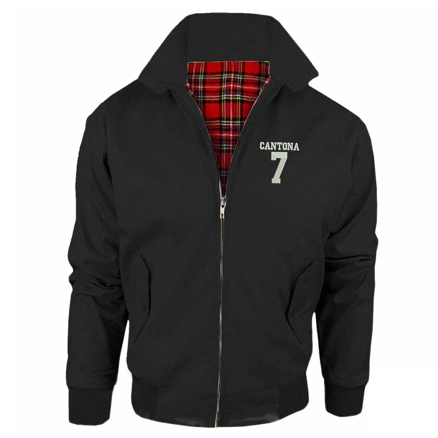 Cantona 7 Embroidered Classic Harrington Jacket