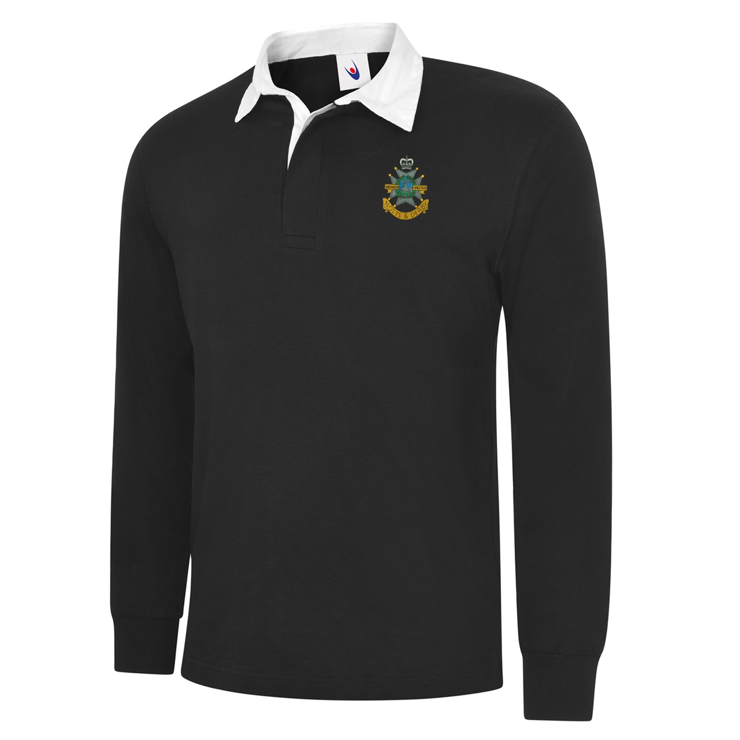 Sherwood Foresters Embroidered Long Sleeve Rugby Shirt