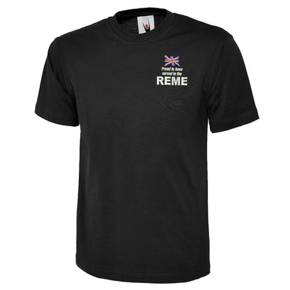 Proud to Have Served in The REME Embroidered Classic T-Shirt