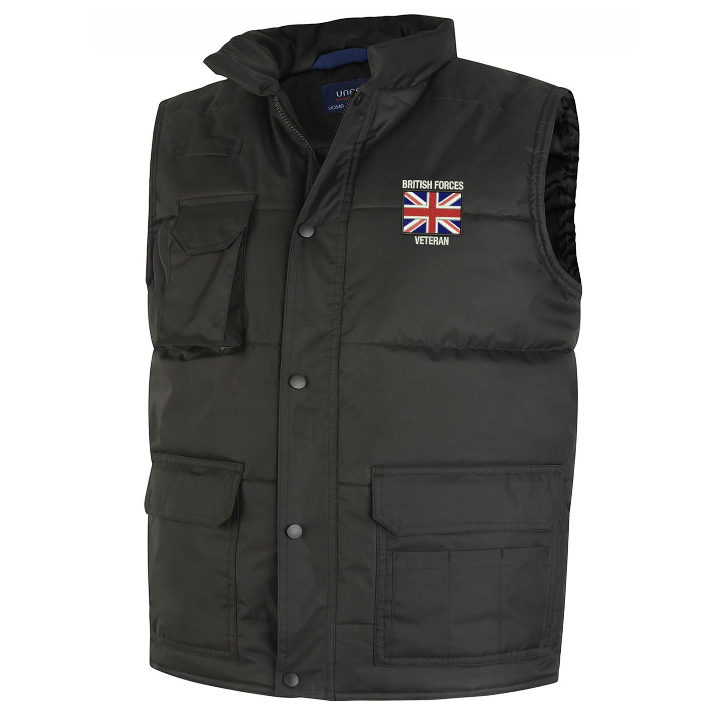 British Forces Veteran Embroidered Super Pro Body Warmer