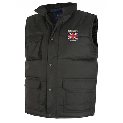 British Forces Veteran Embroidered Super Pro Body Warmer