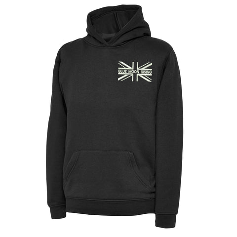 Blue Moon Rising Union Jack Hoodie