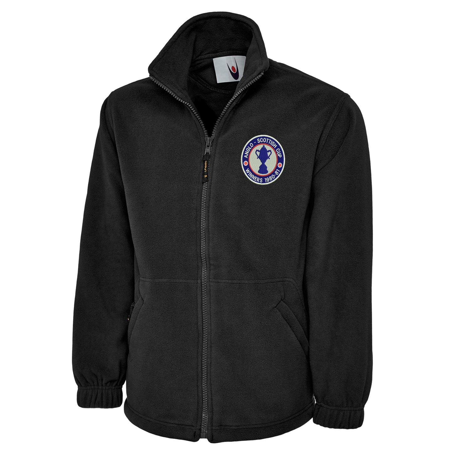 Retro Chesterfield Anglo-Scottish Cup Winners 1981 Embroidered Premium Fleece Jacket