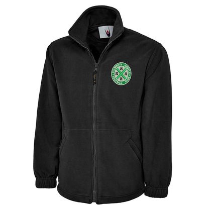 Retro Plymouth 1911 Embroidered Premium Fleece Jacket