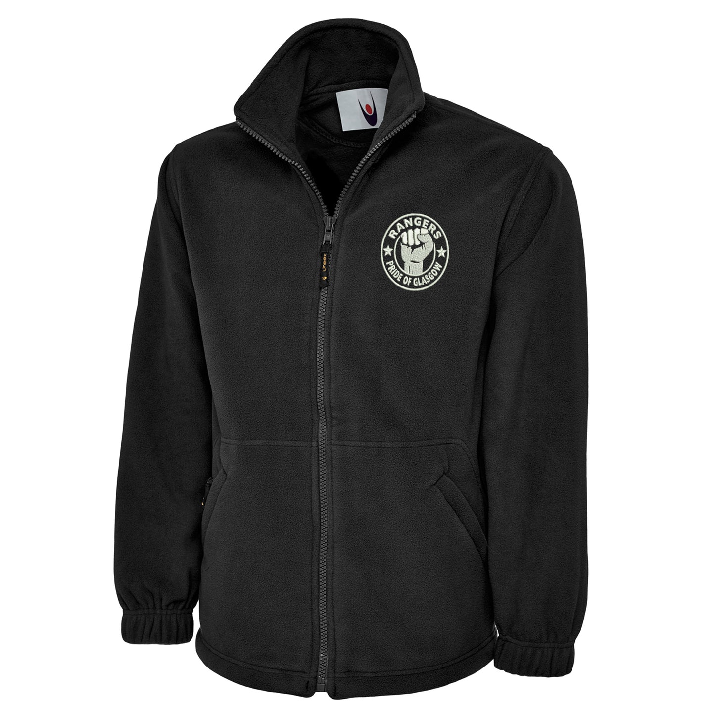 Rangers Pride of Glasgow Embroidered Premium Fleece Jacket