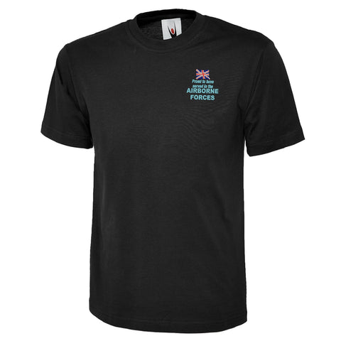 Proud to Have Served in The Airborne Forces Embroidered Classic T-Shirt