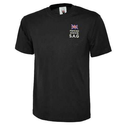 Proud to Have Served in The SAG Embroidered Classic T-Shirt