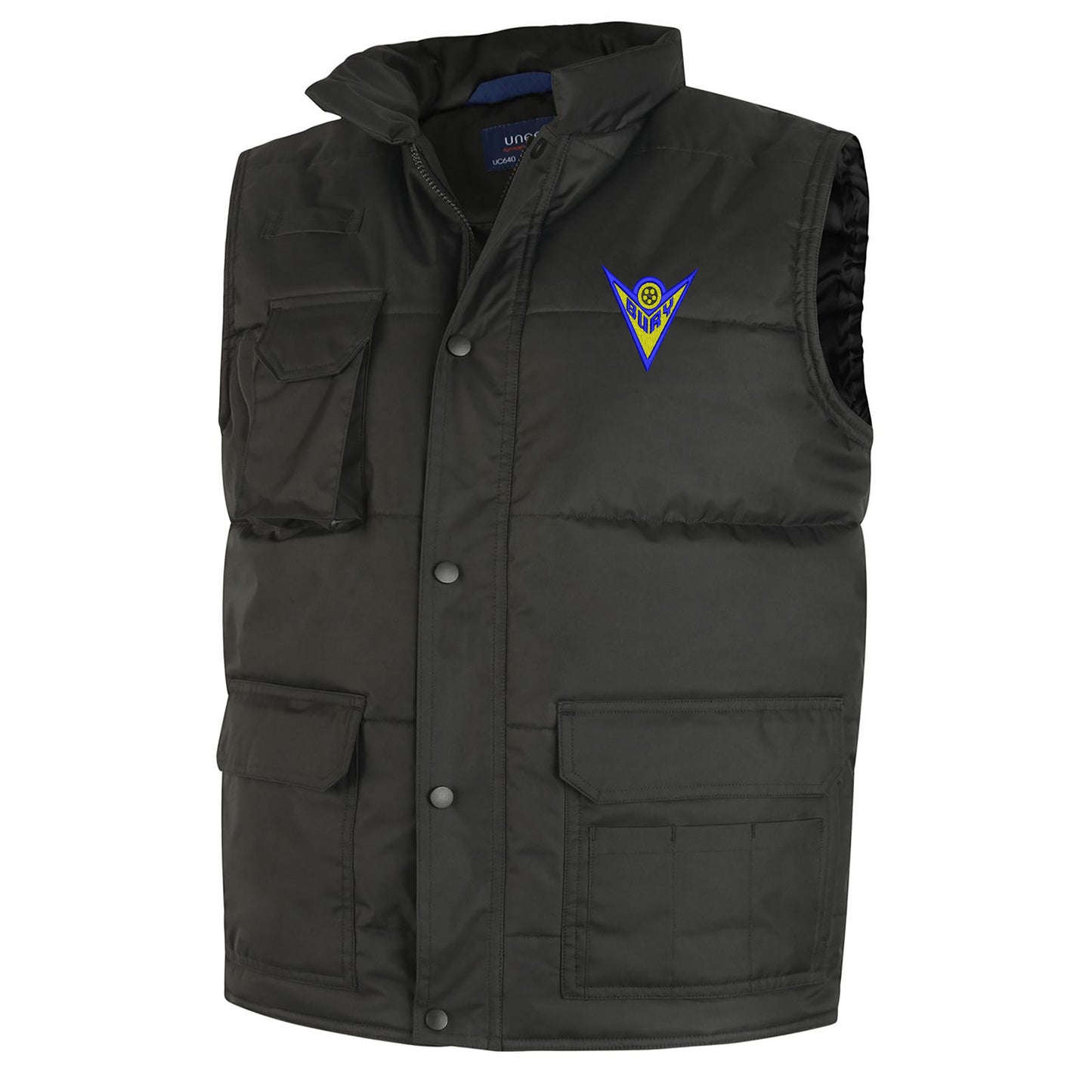 Retro Bury 1974 Embroidered Super Pro Body Warmer