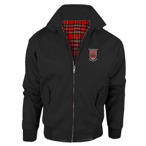 Retro Dial Square Embroidered Classic Harrington Jacket