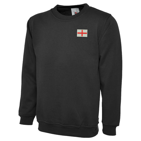 Flag of England Embroidered Classic Sweatshirt