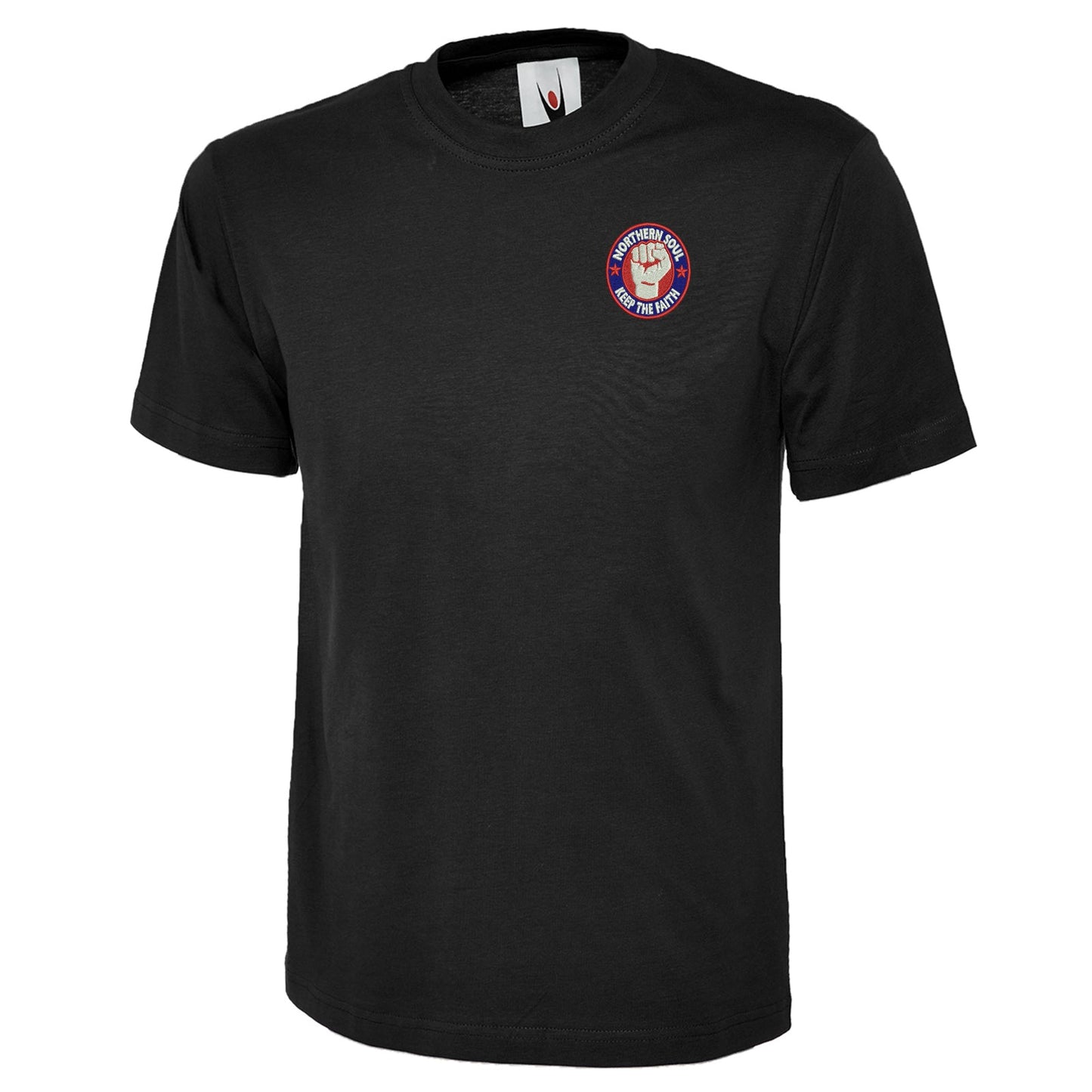 Northern Soul Keep The Faith Embroidered Classic T-Shirt