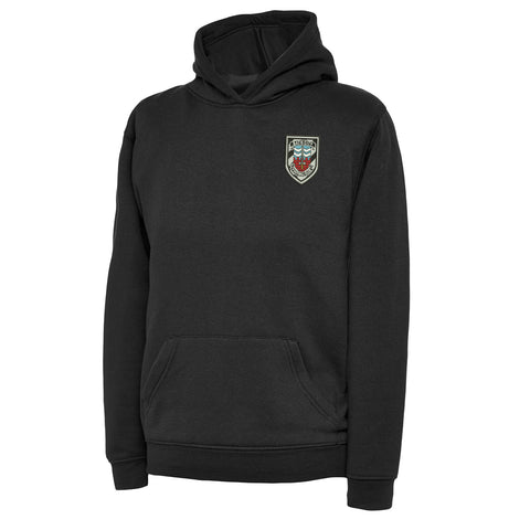 Retro Bath City Embroidered Children's Hoodie