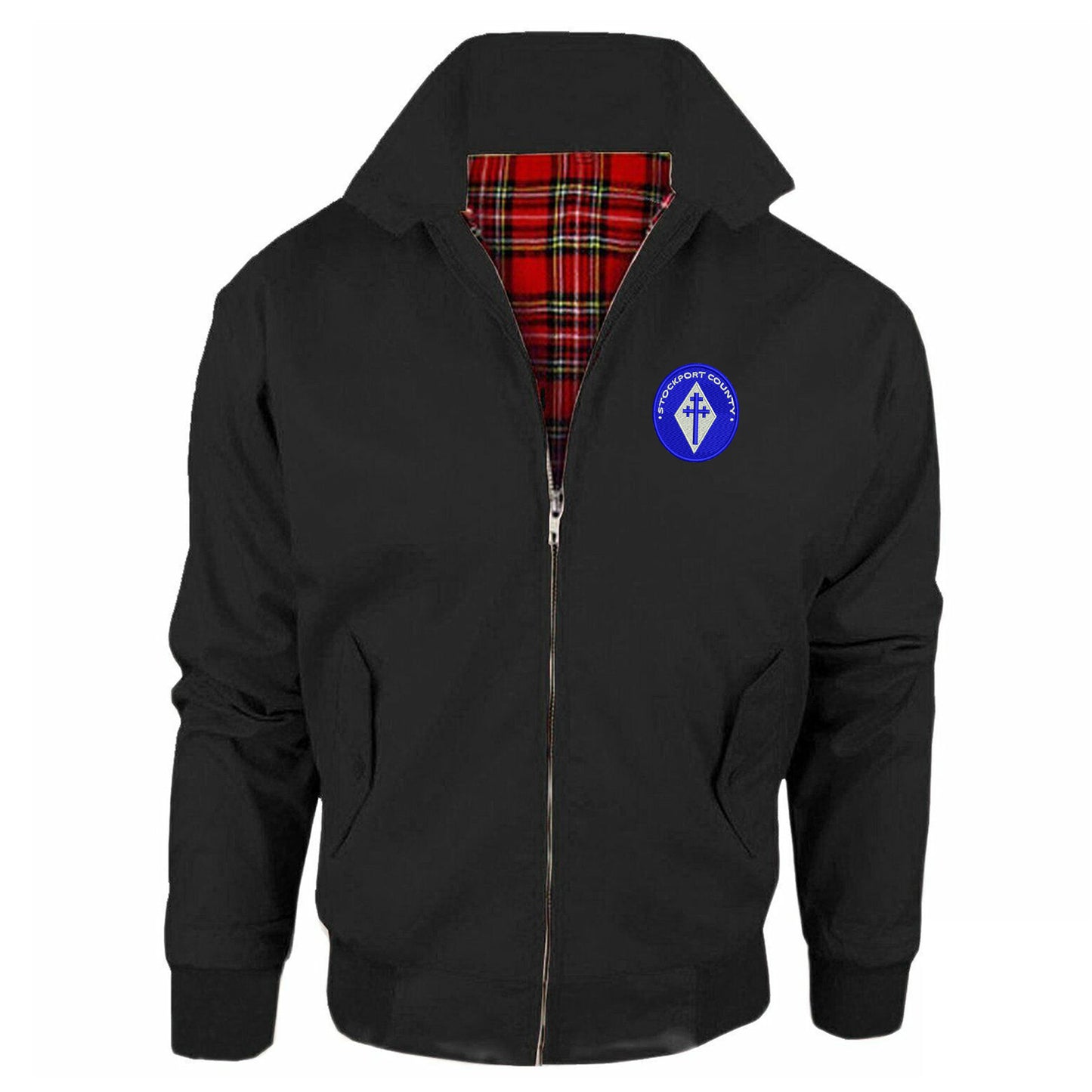 Retro Stockport 1978 Embroidered Classic Harrington Jacket