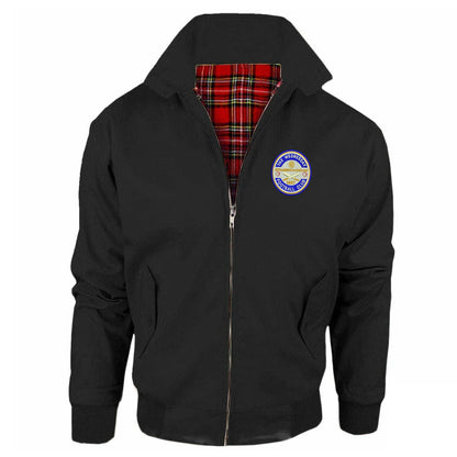 Retro The Wednesday Embroidered Classic Harrington Jacket