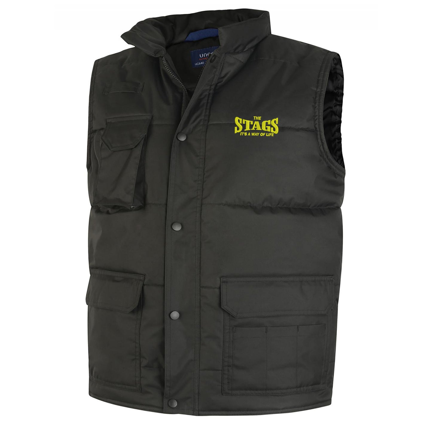 The Stags It's a Way of Life Embroidered Super Pro Body Warmer