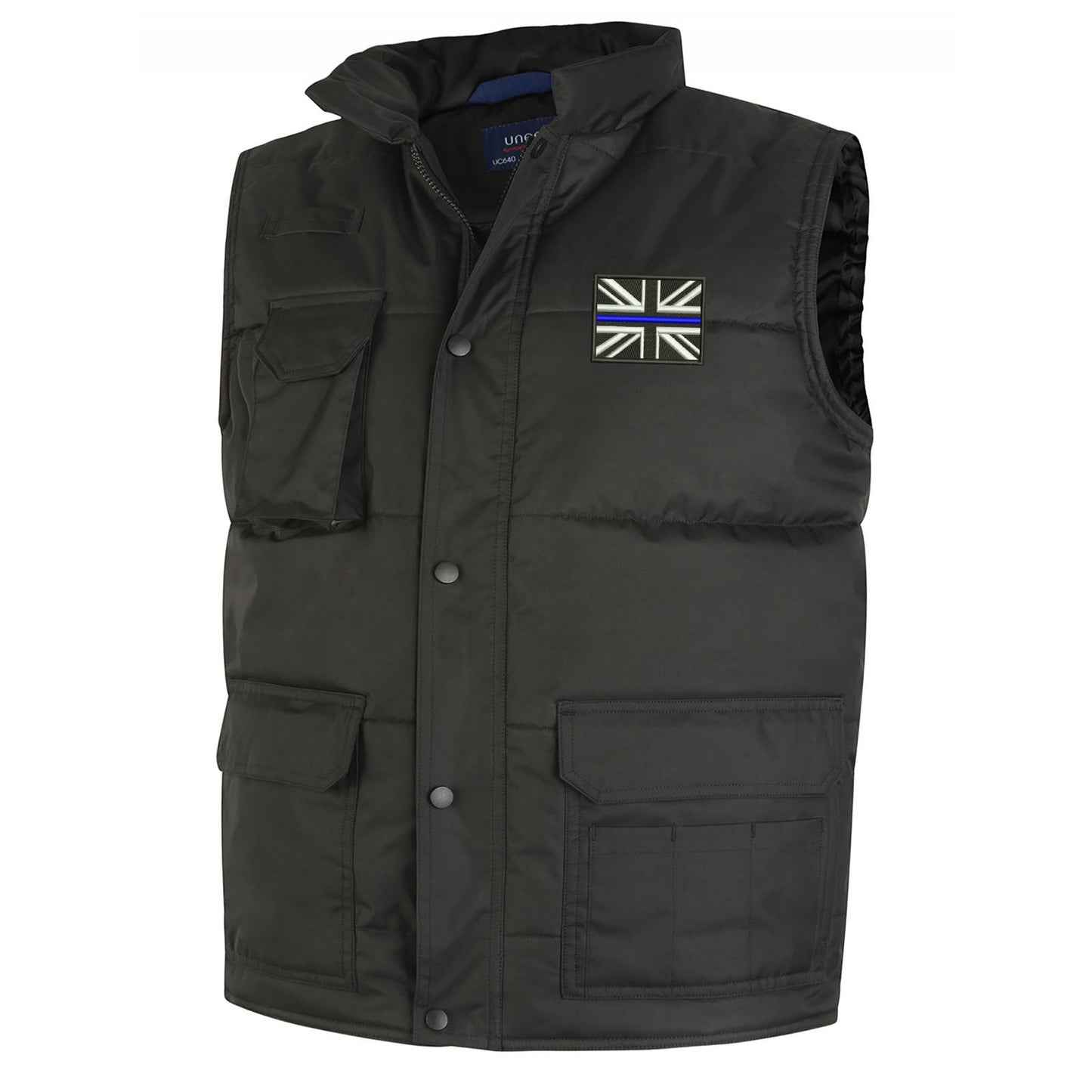 Thin Blue Line Union Jack Embroidered Super Pro Body Warmer