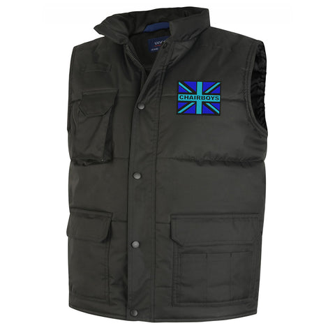 Chairboys Coloured Union Jack Body Warmer