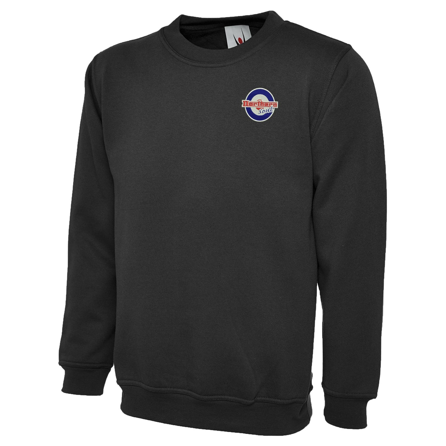 Northern Soul Roundel Embroidered Classic Sweatshirt